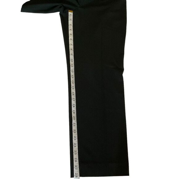 Talbots Pants Trouser Casual Stretch Black Zipper Button Front Inseam 28 Inch 16 - Picture 6 of 13